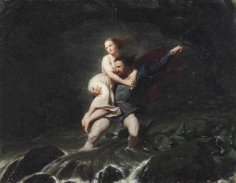 Guadare il torrente